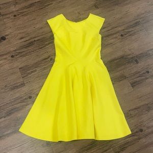 Ted Baker Yellow a-line Dress